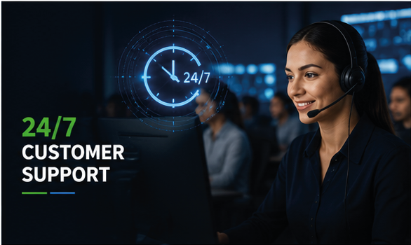24 7 customer support
